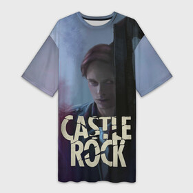 Платье-футболка 3D с принтом Castle Rock   shawshank prisoner в Белгороде,  |  | castle rock | hulu | билл скарсгард | дж.дж. абрамс | касл рок | кубик в кубе | стивен кинг | шоушенк