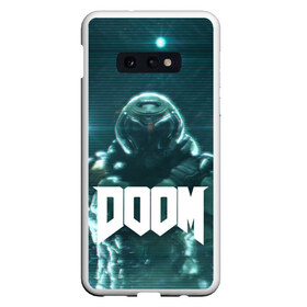 Чехол для Samsung S10E с принтом DOOM в Белгороде, Силикон | Область печати: задняя сторона чехла, без боковых панелей | demon | devil | doom | doom vfr | evil | game | mars | red | демон | дум | игры | космос | красная планета | марс | пришельцы