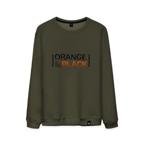 Мужской свитшот хлопок с принтом Orange Is the New Black в Белгороде, 100% хлопок |  | orange is the new black | оранжевый  хит сезона