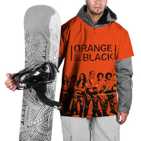 Накидка на куртку 3D с принтом ORANGE IS THE NEW BLACK в Белгороде, 100% полиэстер |  | orange is the new black | оранжевый  хит сезона