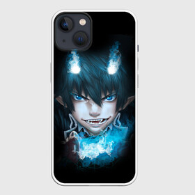 Чехол для iPhone 13 с принтом Рин Окумура в Белгороде,  |  | blue | exorcist | ария | ассии | вурдалак | геенны | демон | драгун | манга | рыцарь | синий | укротитель | экзорцист