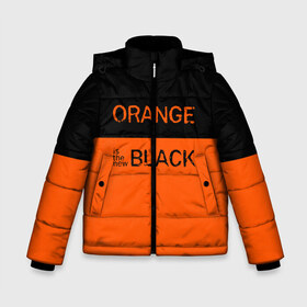 Зимняя куртка для мальчиков 3D с принтом Orange Is the New Black в Белгороде, ткань верха — 100% полиэстер; подклад — 100% полиэстер, утеплитель — 100% полиэстер | длина ниже бедра, удлиненная спинка, воротник стойка и отстегивающийся капюшон. Есть боковые карманы с листочкой на кнопках, утяжки по низу изделия и внутренний карман на молнии. 

Предусмотрены светоотражающий принт на спинке, радужный светоотражающий элемент на пуллере молнии и на резинке для утяжки | Тематика изображения на принте: orange is the new black | оранжевый  хит сезона