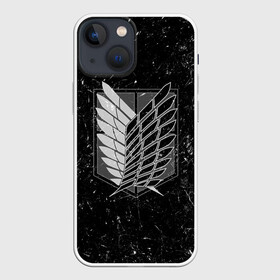 Чехол для iPhone 13 mini с принтом Атака Титанов белая пыль в Белгороде,  |  | attack | titan | аккерман | арлерт | армин | атака | гуманоид | йегер | манга | микаса | монстры | мутант | титанов | эрен