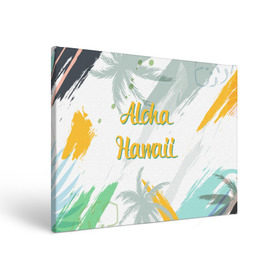 Холст прямоугольный с принтом Aloha Hawaii в Белгороде, 100% ПВХ |  | Тематика изображения на принте: aloha | summer | sun | travel | гавайи | лето | путешествия