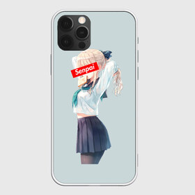 Чехол для iPhone 12 Pro Max с принтом Семпай в Белгороде, Силикон |  | anime girl | senpai | манга | семпай | япония