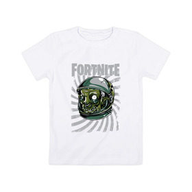 Детская футболка хлопок с принтом Fortnite Fan Art в Белгороде, 100% хлопок | круглый вырез горловины, полуприлегающий силуэт, длина до линии бедер | 