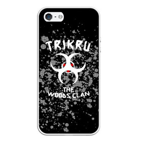 Чехол для iPhone 5/5S матовый с принтом Trikru the woods clan в Белгороде, Силикон | Область печати: задняя сторона чехла, без боковых панелей | 100 | grounders | skaikru | the 100 | trikru | wonkru | беллами | блейк | гриффин | кейн | клан | кларк | лекса | линкольн | мерфи | монти | октавия | сериал | сотня | финн | эбби