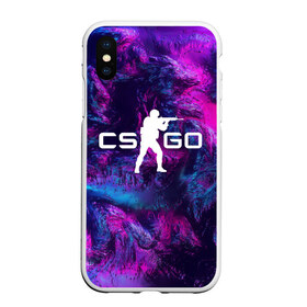 Чехол для iPhone XS Max матовый с принтом CS GO HYPER BEAST LANDSCAPE в Белгороде, Силикон | Область печати: задняя сторона чехла, без боковых панелей | Тематика изображения на принте: action | astralis | awp | counter strike | cs go | cs go global offensive | cybersport | game | gamer | hyper beast | shooter | skin | team liquid | киберспорт | оружие | скины