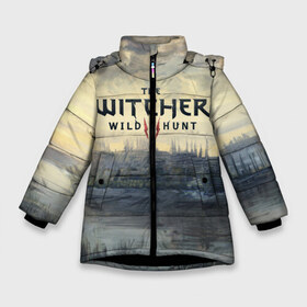 Зимняя куртка для девочек 3D с принтом The Witcher 3 Wild Hunt в Белгороде, ткань верха — 100% полиэстер; подклад — 100% полиэстер, утеплитель — 100% полиэстер. | длина ниже бедра, удлиненная спинка, воротник стойка и отстегивающийся капюшон. Есть боковые карманы с листочкой на кнопках, утяжки по низу изделия и внутренний карман на молнии. 

Предусмотрены светоотражающий принт на спинке, радужный светоотражающий элемент на пуллере молнии и на резинке для утяжки. | wild hunt | witcher | арбалет | ведьмак 3 | геральт | дикая | магия | охота | сказка | сфера | фэнтези | цири