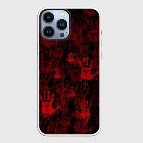 Чехол для iPhone 13 Pro Max с принтом КРОВАВЫЕ РУКИ   КРОВЬ   BLOOD HANDS в Белгороде,  |  | blood | blood mask | hand | mask | pattern | брызги | кровавая маска | кровавые руки | кровь | маска | паттерн | потеки | руки