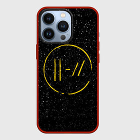 Чехол для iPhone 13 Pro с принтом TOP BLACK SPACE в Белгороде,  |  | Тематика изображения на принте: 21 pilots | 21p | music | rock | top | trench | twenty one pilots | группа | музыка | рок