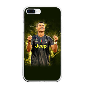 Чехол для iPhone 7Plus/8 Plus матовый с принтом RONALDO JUVE SPORT в Белгороде, Силикон | Область печати: задняя сторона чехла, без боковых панелей | cr7 | fc | football | football club | juve | juventus | ronaldo | sport | роналдо | спорт | спортивные | униформа | фирменные цвета | фк | футбол | футбольный клуб | ювентус