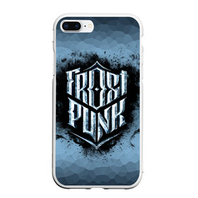 Чехол для iPhone 7Plus/8 Plus матовый с принтом Frostpunk Logo в Белгороде, Силикон | Область печати: задняя сторона чехла, без боковых панелей | frost punk | frostpunk | фрост панк | фростпанк