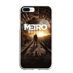 Чехол для iPhone 7Plus/8 Plus матовый с принтом METRO EXODUS в Белгороде, Силикон | Область печати: задняя сторона чехла, без боковых панелей | exodus | horror | metro exodus | survival | игры | исход | метро | метро 2035