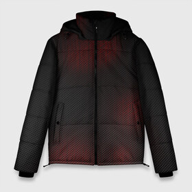 Мужская зимняя куртка 3D с принтом CARBON в Белгороде, верх — 100% полиэстер; подкладка — 100% полиэстер; утеплитель — 100% полиэстер | длина ниже бедра, свободный силуэт Оверсайз. Есть воротник-стойка, отстегивающийся капюшон и ветрозащитная планка. 

Боковые карманы с листочкой на кнопках и внутренний карман на молнии. | carbon | geometry | metal | texture | геометрия | градиент | карбон | металл | паттерн | текстура