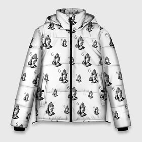 Мужская зимняя куртка 3D с принтом Drake - six в Белгороде, верх — 100% полиэстер; подкладка — 100% полиэстер; утеплитель — 100% полиэстер | длина ниже бедра, свободный силуэт Оверсайз. Есть воротник-стойка, отстегивающийся капюшон и ветрозащитная планка. 

Боковые карманы с листочкой на кнопках и внутренний карман на молнии. | drake | hotlinebling | more life | ovo | sixgod | дрейк