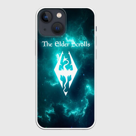 Чехол для iPhone 13 mini с принтом THE ELDER SCROLLS в Белгороде,  |  | Тематика изображения на принте: dovakin | fus ro dah | royal play | rpg | skyrim | tes | tes online | the elder scrolls | война | докавин | компьютерные игры | рпг