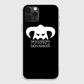 Чехол для iPhone 12 Pro Max с принтом THE ELDER SCROLLS в Белгороде, Силикон |  | dovahkiin | dragonborn | fus ro dah | rpg | skyrim | tes | the elder scrolls | докавин | рпг