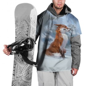 Накидка на куртку 3D с принтом Гордый лис в Белгороде, 100% полиэстер |  | Тематика изображения на принте: белый | зима | лес | лис | лиса | мех | оранжевый | охотник | природа | снег | хитрый