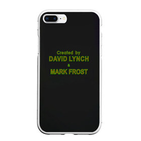 Чехол для iPhone 7Plus/8 Plus матовый с принтом Created by Lynch & Frost в Белгороде, Силикон | Область печати: задняя сторона чехла, без боковых панелей | david lynch | mark frost | twin peaks | твин пикс