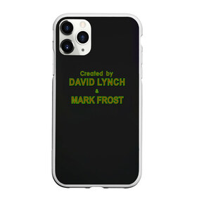 Чехол для iPhone 11 Pro матовый с принтом Created by Lynch & Frost в Белгороде, Силикон |  | david lynch | mark frost | twin peaks | твин пикс