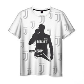 Мужская футболка 3D с принтом Ronaldo the best в Белгороде, 100% полиэфир | прямой крой, круглый вырез горловины, длина до линии бедер | 7 | cristiano | juventus | ronaldo | криштиану | роналду | ювентус