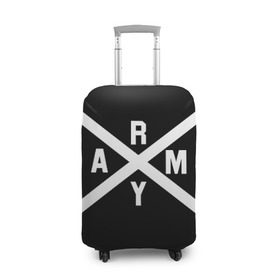Чехол для чемодана 3D с принтом BTS ARMY в Белгороде, 86% полиэфир, 14% спандекс | двустороннее нанесение принта, прорези для ручек и колес | bts | bts army | j hope | jimin | jin | jungkook | k pop | rap monster | rapmon | suga | v | бтс | корея