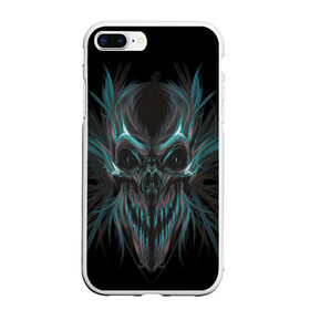 Чехол для iPhone 7Plus/8 Plus матовый с принтом Spirit of Darkness в Белгороде, Силикон | Область печати: задняя сторона чехла, без боковых панелей | дух | зло | призрак | скелет | темные силы | тьма | хэллоуин | череп