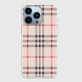 Чехол для iPhone 13 Pro с принтом Светлая клетка в Белгороде,  |  | геометрия | клетка | мода. тренд | орнамент | плед | розовый | сетка. полосы. линии | узор