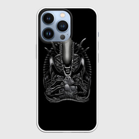 Чехол для iPhone 13 Pro с принтом Чужой и Его Прелесть в Белгороде,  |  | alien | aliens | horror | predator | ufo | инопланетяне | инопланетянин | нло | пришелец | пришельцы | ужасы | фантастика | хищник | чужой