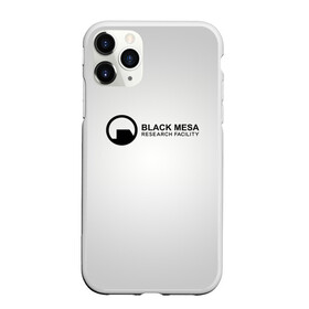 Чехол для iPhone 11 Pro матовый с принтом Black Mesa в Белгороде, Силикон |  | Тематика изображения на принте: black mesa | half life | халф лайф | черная меса