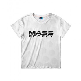 Детская футболка 3D с принтом Mass Effect в Белгороде, 100% гипоаллергенный полиэфир | прямой крой, круглый вырез горловины, длина до линии бедер, чуть спущенное плечо, ткань немного тянется | effect | game | games | rpg | shepard | игра | игры | масс | рпг | шепард | эффект