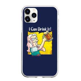 Чехол для iPhone 11 Pro матовый с принтом Disenchantment I Can Drink It! в Белгороде, Силикон |  | bean | beer | disenchantment | elfo | futurama | luci | mattgroening | netflix | princess | simpsons | бин | люси | люци | мэтгроунинг | разочарование | симпсоны | элфо