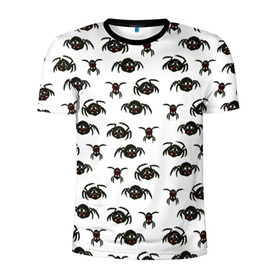 Мужская футболка 3D спортивная с принтом Don`t Starve в Белгороде, 100% полиэстер с улучшенными характеристиками | приталенный силуэт, круглая горловина, широкие плечи, сужается к линии бедра | Тематика изображения на принте: game | spider | паттерн | паук