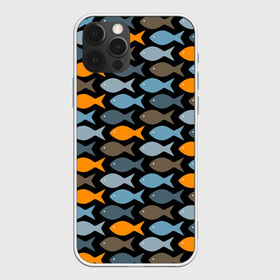 Чехол для iPhone 12 Pro Max с принтом Рыбки в Белгороде, Силикон |  | Тематика изображения на принте: карась | окунь | паттерн | рыба