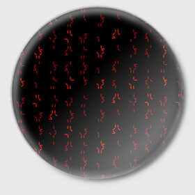 Значок с принтом Алфавит хищников в Белгороде,  металл | круглая форма, металлическая застежка в виде булавки | prediator | алфавит | инопланетяне | код | опасность | пришельцы | символы | фильм | хищник