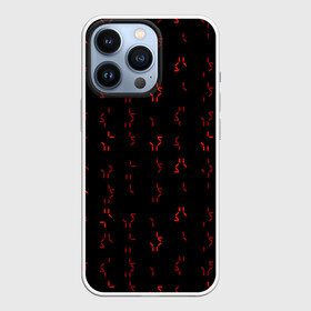 Чехол для iPhone 13 Pro с принтом Алфавит хищников в Белгороде,  |  | Тематика изображения на принте: prediator | алфавит | инопланетяне | код | опасность | пришельцы | символы | фильм | хищник
