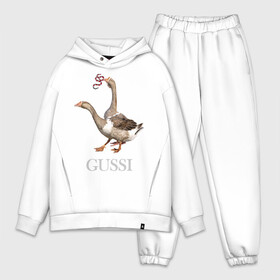 Мужской костюм хлопок OVERSIZE с принтом Гуси в Белгороде,  |  | anti | bird | geese | go | gussi | home | snake | анти | брэнд | верховный | высший | гуси | гуччи | домашняя | знак | идут | картинка | крутой | логотип | лучший | мода | молодёжная | популярная | прикол | птица | рисунок