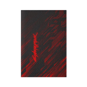 Обложка для паспорта матовая кожа с принтом CYBERPUNK 2077 в Белгороде, натуральная матовая кожа | размер 19,3 х 13,7 см; прозрачные пластиковые крепления | 2019 | cd project red | cyberpunk 2077 | future | hack | night city | samurai | sci fi | андроиды | безумие | будущее | киберпанк 2077 | логотип | роботы | самураи | фантастика | цифры