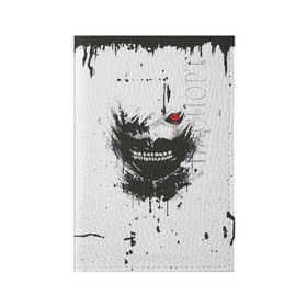 Обложка для паспорта матовая кожа с принтом Kaneki Ken (Tokyo Ghoul) #1 в Белгороде, натуральная матовая кожа | размер 19,3 х 13,7 см; прозрачные пластиковые крепления | Тематика изображения на принте: anime | kaneki ken | tokyo ghoul | аниме | канеки кен | токийский гуль
