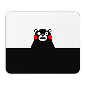 Коврик для мышки прямоугольный с принтом KUMAMON в Белгороде, натуральный каучук | размер 230 х 185 мм; запечатка лицевой стороны | Тематика изображения на принте: japanese | kumamon | kumamoto | аниме | игрушка | кумамон | кумамото сапурайдзу | персонаж | талисман | япония