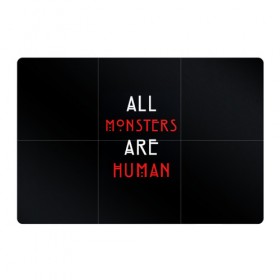 Магнитный плакат 3Х2 с принтом All Monsters Are Human в Белгороде, Полимерный материал с магнитным слоем | 6 деталей размером 9*9 см | all | american | are | horror | humans | monstars | series | story | американская | все | история | люди | монстры | сериал | сериалы | ужасов | ужасы