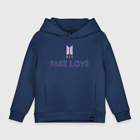 Детское худи Oversize хлопок с принтом FAKE LOVE BTS в Белгороде, френч-терри — 70% хлопок, 30% полиэстер. Мягкий теплый начес внутри —100% хлопок | боковые карманы, эластичные манжеты и нижняя кромка, капюшон на магнитной кнопке | bangtan boys | beyond the scene | bts | fake love | k pop | music | арэм | ви | джей хоуп | джин | музыка | сюга | чимин | чонгук