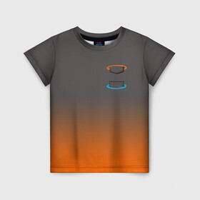 Детская футболка 3D с принтом Карман в Портале в Белгороде, 100% гипоаллергенный полиэфир | прямой крой, круглый вырез горловины, длина до линии бедер, чуть спущенное плечо, ткань немного тянется | Тематика изображения на принте: portal | портал