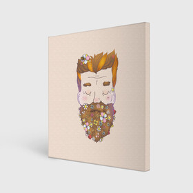 Холст квадратный с принтом Бородач в Белгороде, 100% ПВХ |  | Тематика изображения на принте: beard | beards | hipster | man | men | борода | бородач | бородачей | бороды | культ | люблю | пчела | усы | хипстер | цветы | чел | человек