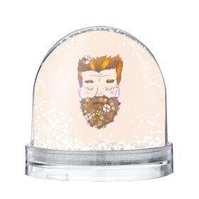 Снежный шар с принтом Бородач в Белгороде, Пластик | Изображение внутри шара печатается на глянцевой фотобумаге с двух сторон | beard | beards | hipster | man | men | борода | бородач | бородачей | бороды | культ | люблю | пчела | усы | хипстер | цветы | чел | человек