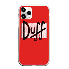 Чехол для iPhone 11 Pro матовый с принтом Duff Beer в Белгороде, Силикон |  | beer | donut | duff | fun | homer | joke | simpson | simpsons | гомер | дафф | пончик | прикол | приколы | симпсон | симпсоны