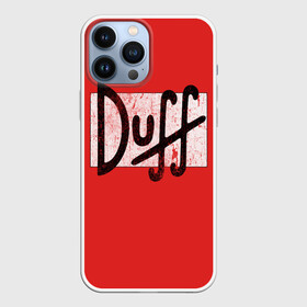 Чехол для iPhone 13 Pro Max с принтом Duff Beer в Белгороде,  |  | beer | donut | duff | fun | homer | joke | simpson | simpsons | гомер | дафф | пончик | прикол | приколы | симпсон | симпсоны