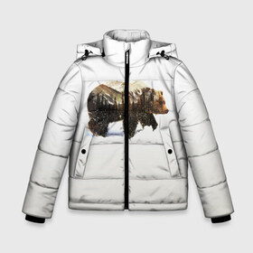 Зимняя куртка для мальчиков 3D с принтом Лесной Медведь в Белгороде, ткань верха — 100% полиэстер; подклад — 100% полиэстер, утеплитель — 100% полиэстер | длина ниже бедра, удлиненная спинка, воротник стойка и отстегивающийся капюшон. Есть боковые карманы с листочкой на кнопках, утяжки по низу изделия и внутренний карман на молнии. 

Предусмотрены светоотражающий принт на спинке, радужный светоотражающий элемент на пуллере молнии и на резинке для утяжки | bear | bears | forest | snow | tree | trees | winter | гора | горы | деревья | зима | лес | лесной | медведи | медведь | мишка | мишки | снег