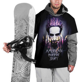 Накидка на куртку 3D с принтом American Horror Story в Белгороде, 100% полиэстер |  | 8 сезон | american | apocalypse | horror | story | американская | апокалипсис | история | сериал | ужасов